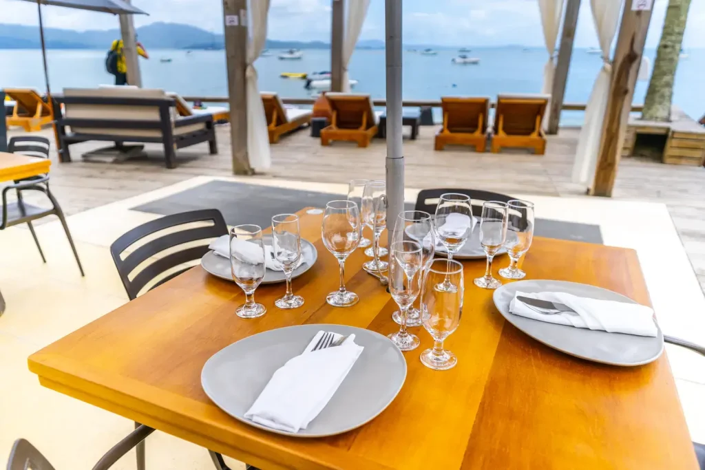 imagem restaurante alameda jurerê vista pro mar